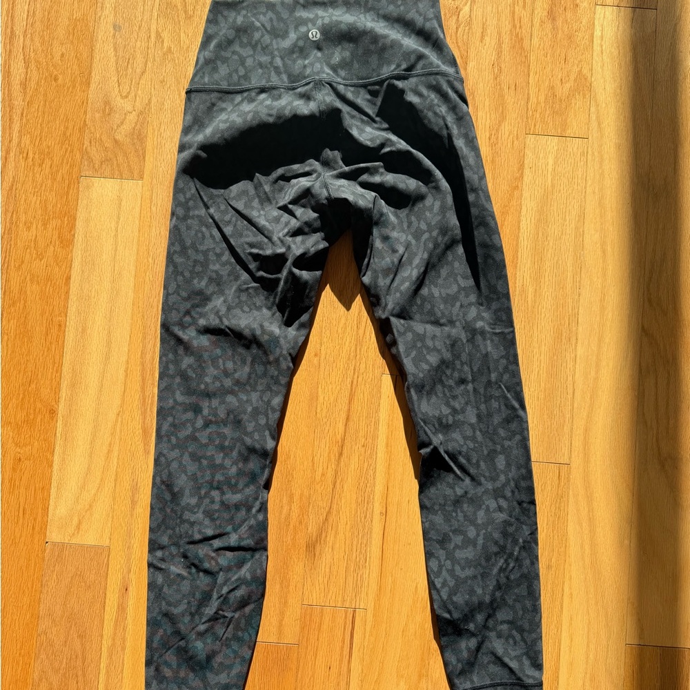 Black Patterned Leggings